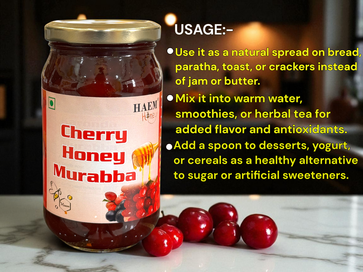 Cherry Honey Murabba