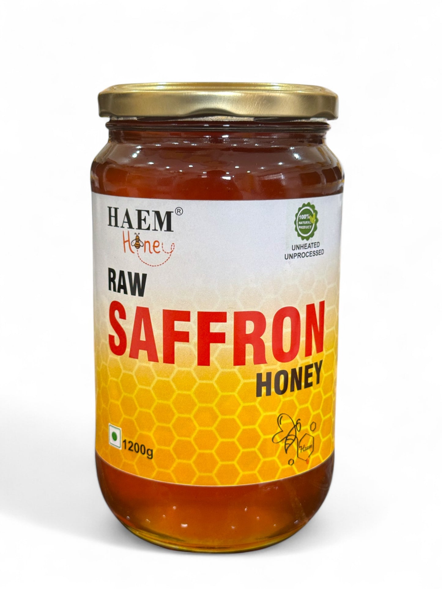 Raw Saffron Honey
