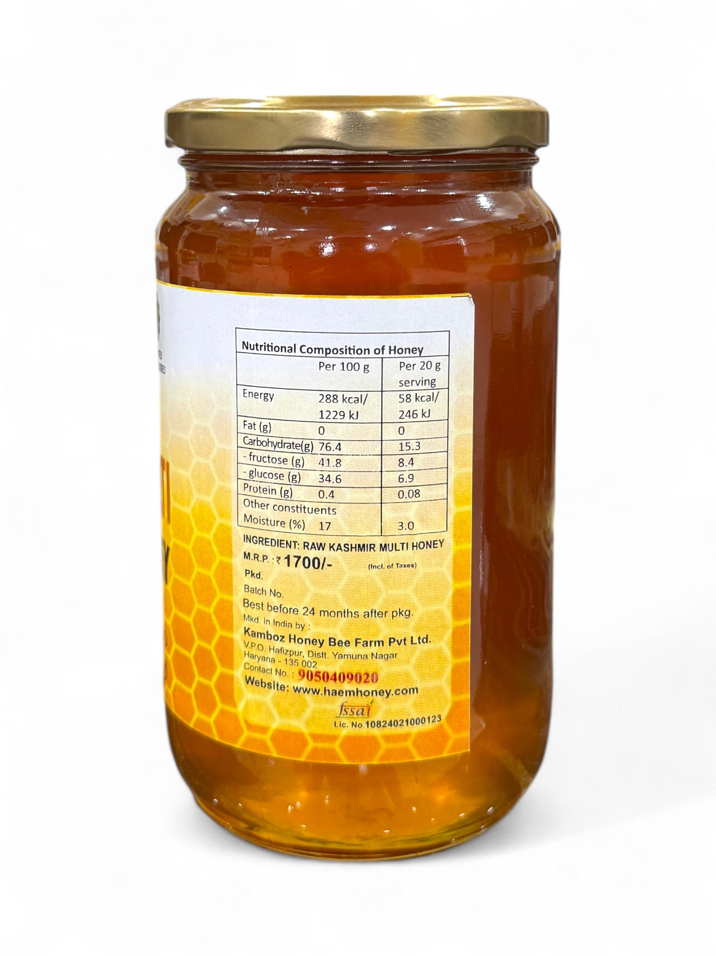 Raw Kashmir Multi Honey