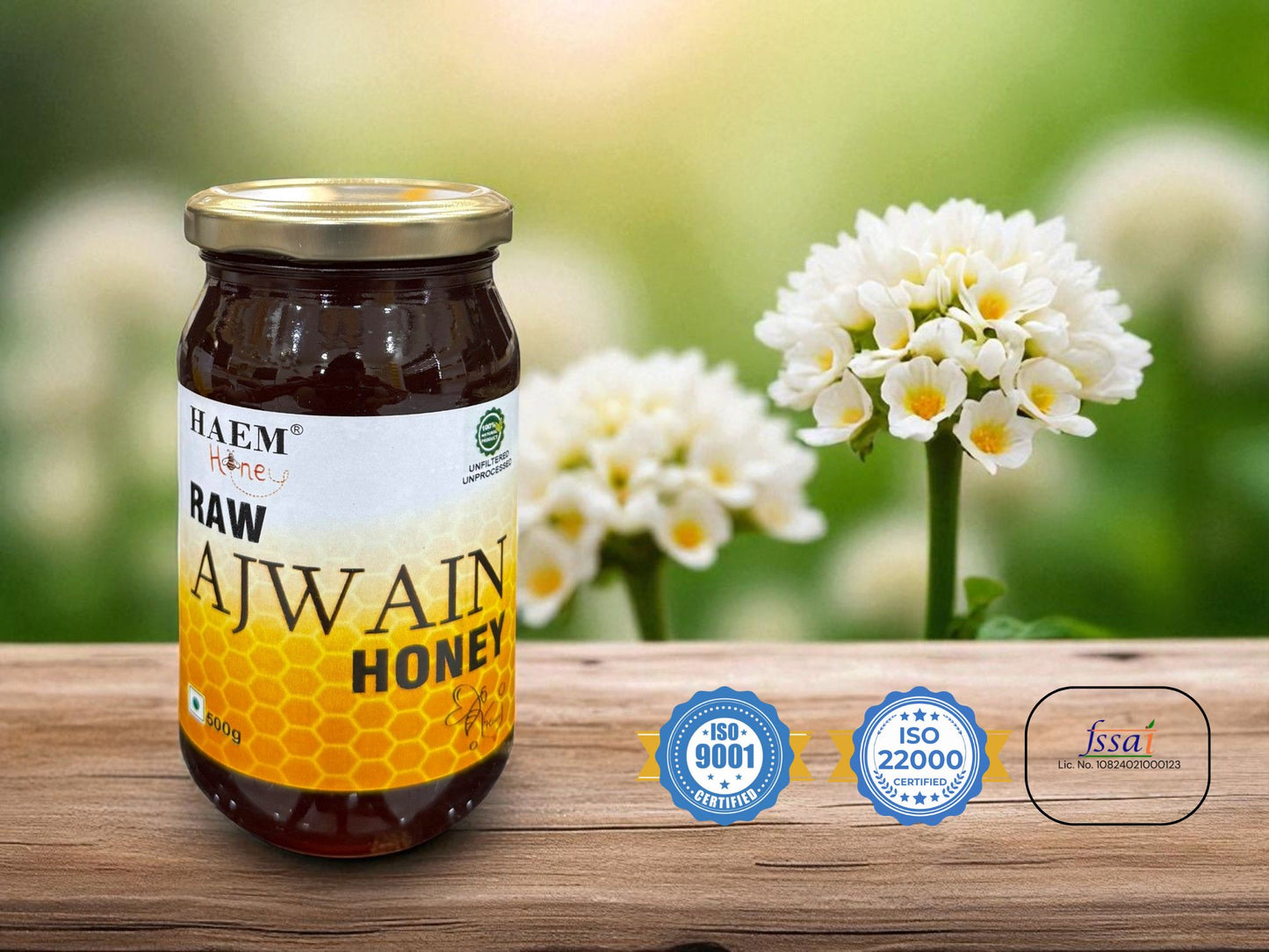 Raw Ajwain Honey