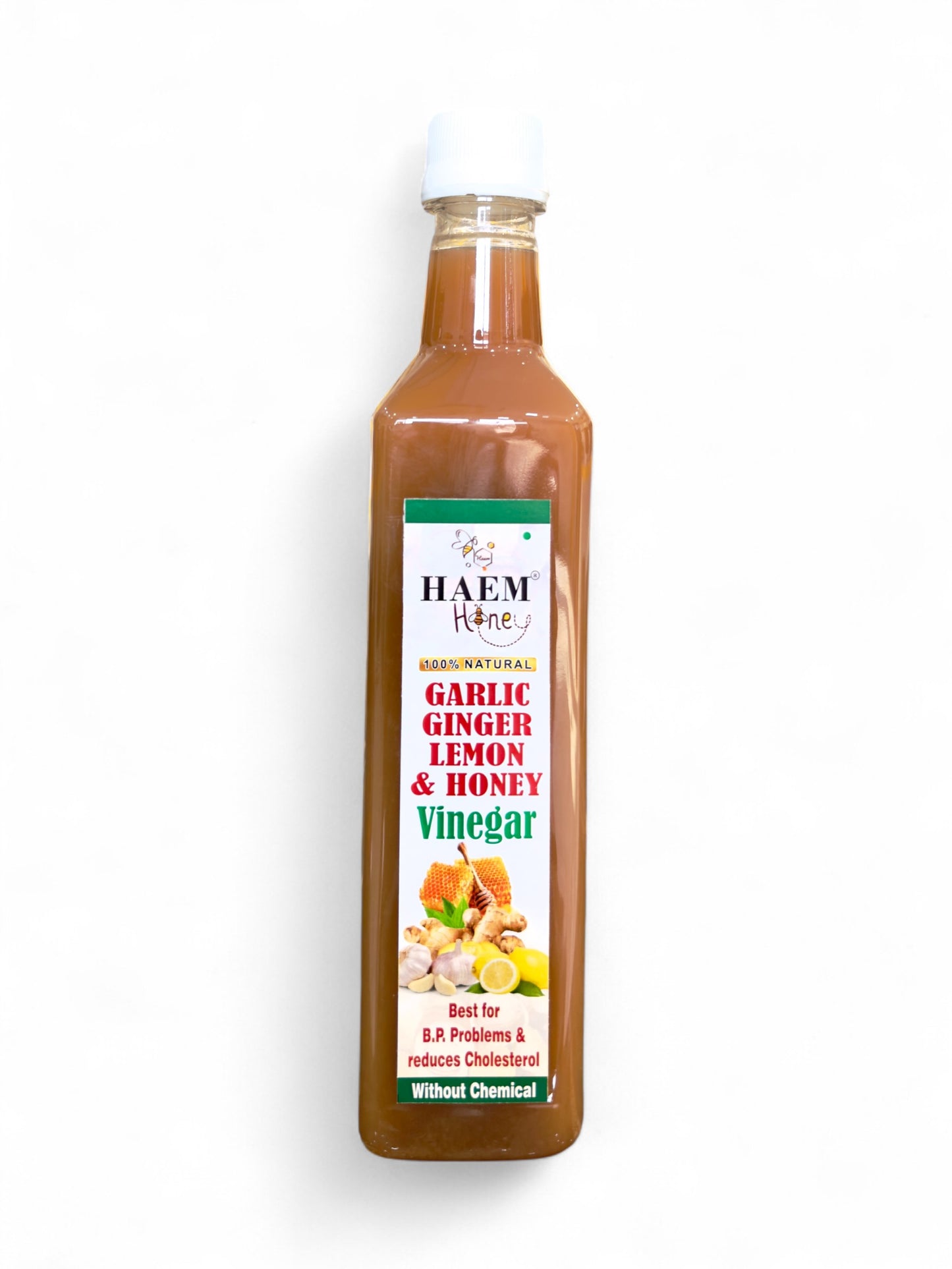 Garlic Ginger Lemon and Honey Vinegar | 500ml