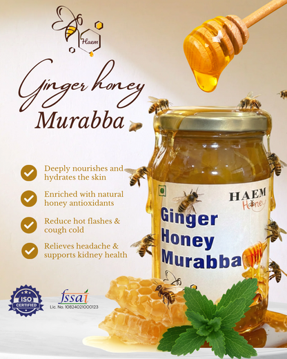 Ginger Honey Murabba - Christmas Special price - Health @ ₹16/day Only