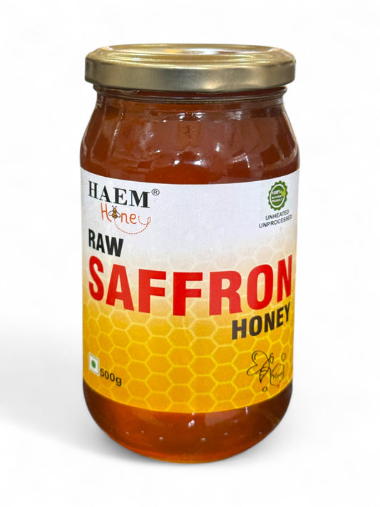 Raw Saffron Honey