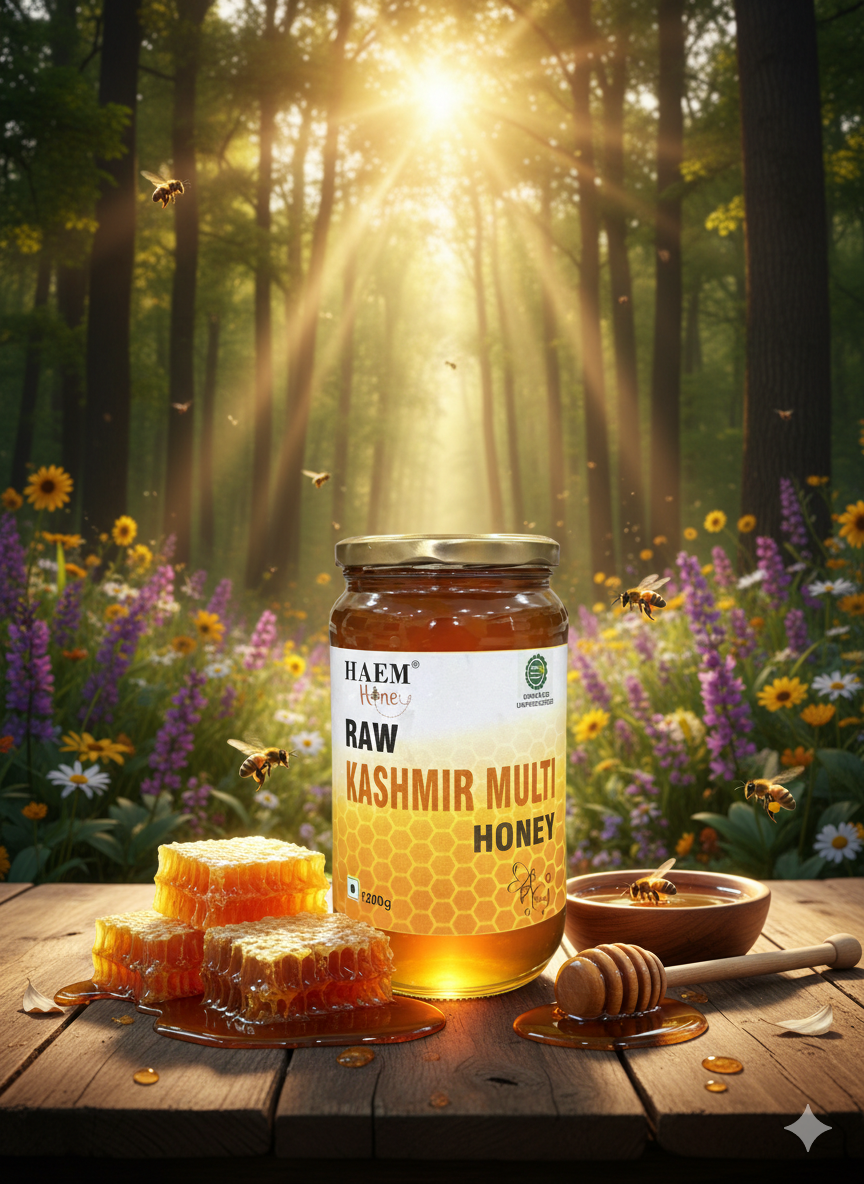 Raw Kashmir Multi Honey