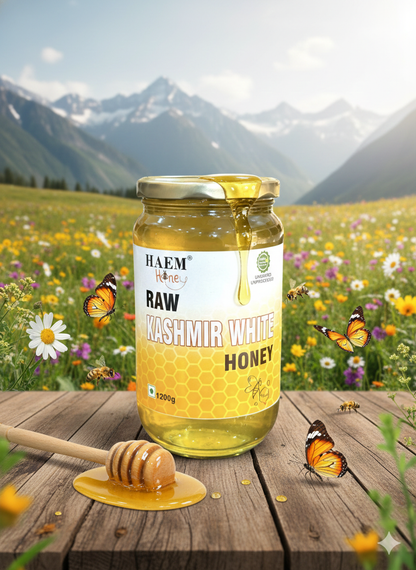 Raw Kashmir White Honey