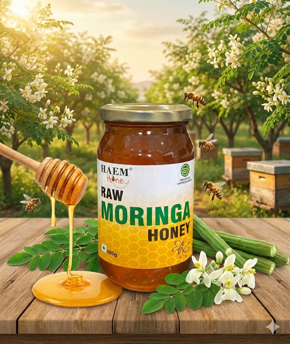 Raw Moringa Honey
