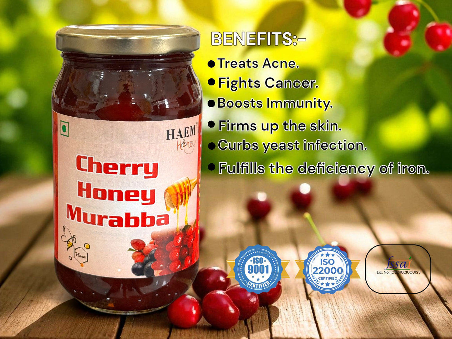 Cherry Honey Murabba
