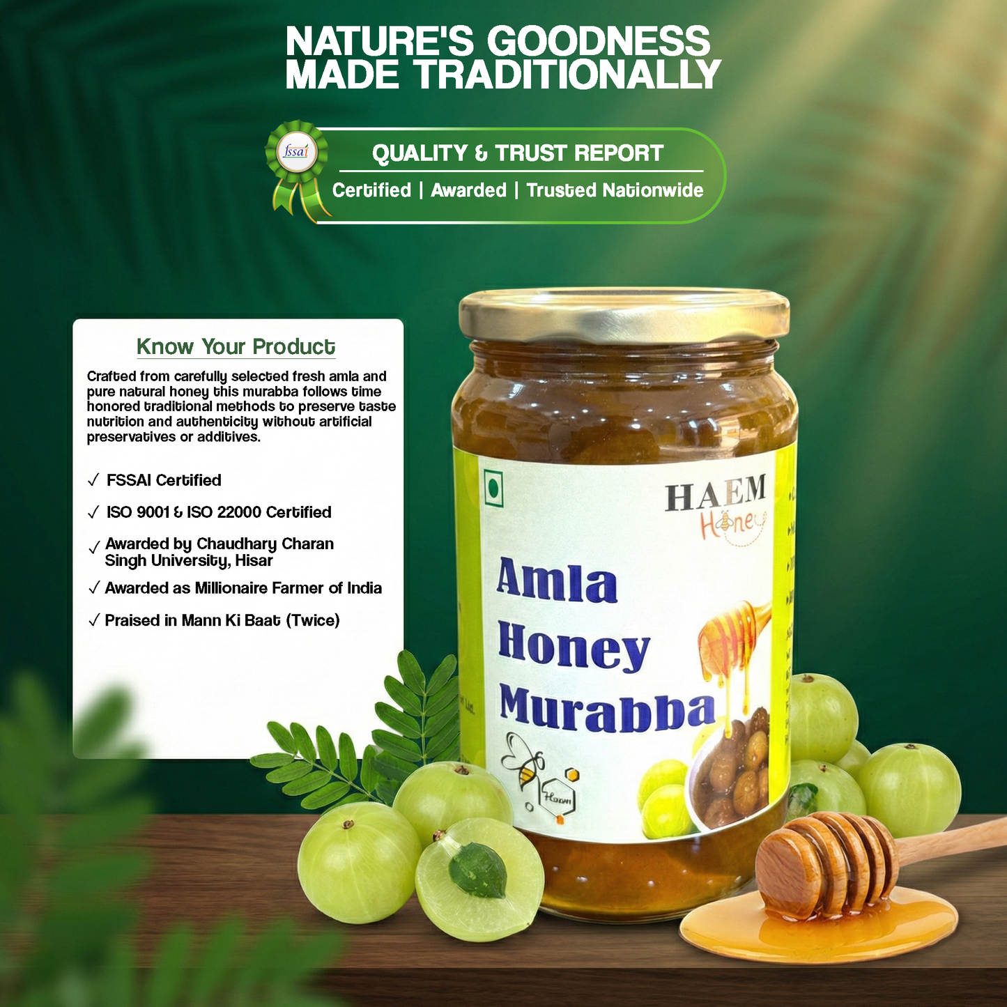 Amla Honey Murabba
