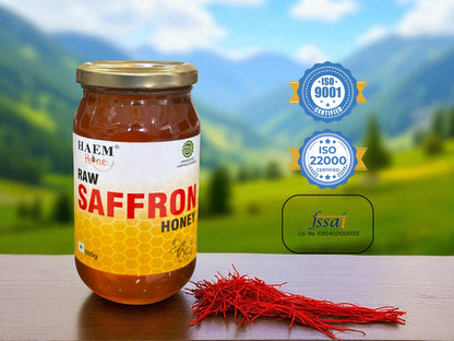 Raw Saffron Honey